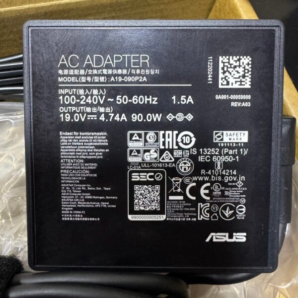 img_5767 Cargador Asus Original 4.74A 90W Punta 4.5*3.0 Presentación Moderna