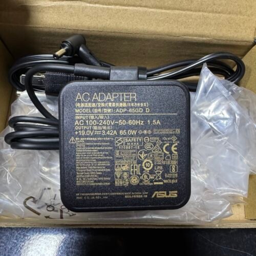 Cargador Original Asus 3.42A 65W Punta Fina 4.0*1.35 Moderna