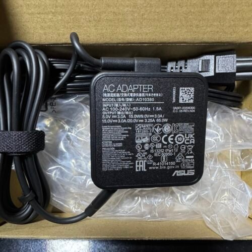 Cargador Asus Original 3.25A 65W Tipo C Presentación Moderna