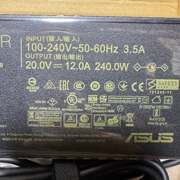 img_5817 Cargador Asus Original 12A 240W Punta 4.5*3.0