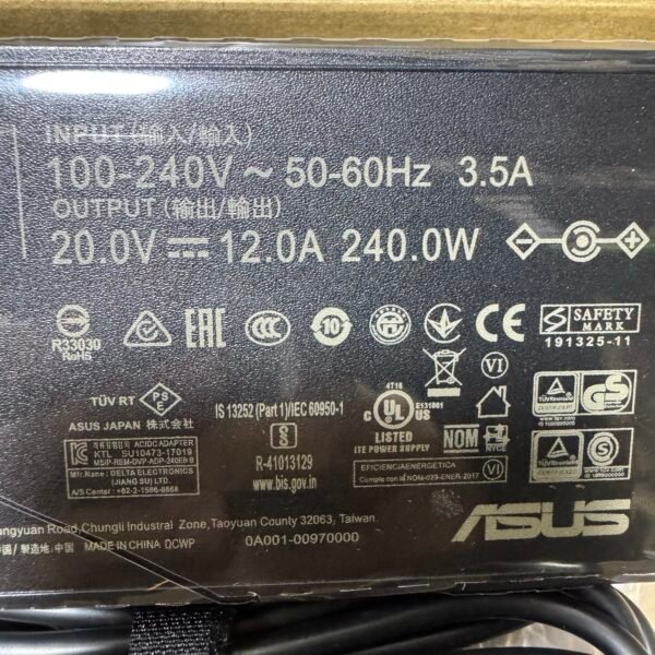img_5823 Cargador Asus Original 12A 240W Punta 6.0*3.7