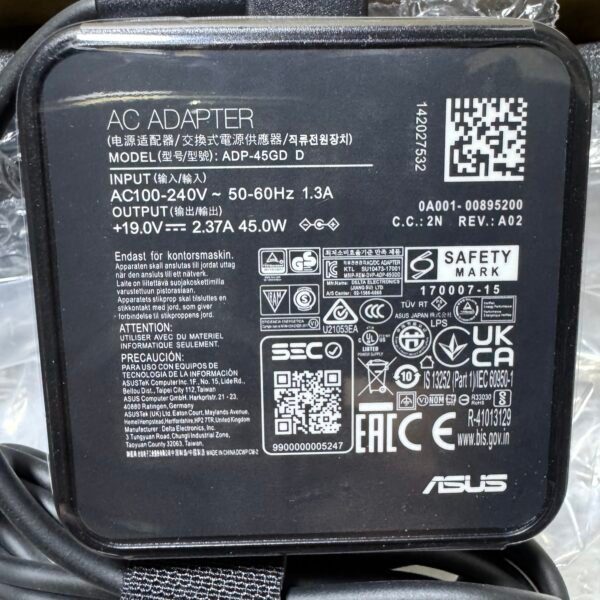 img_6346 Cargador Asus Original 2.37A 45W Punta 4.5*3.0 Presentacion Moderna