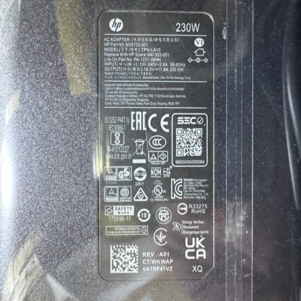 img_5228 Cargador HP Original Omen 11.8A 230W Punta 7.4*5.0