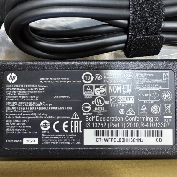 img_5270 Cargador HP Original Rectangular Labrado 2.25A 45W Punta Tipo C