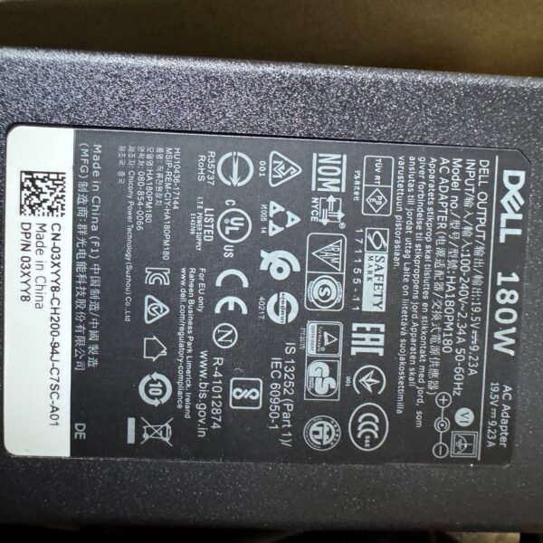 img_5469 Cargador Dell Original Ovalado 9.23A 180W Punta Aguja 7.4*5.0