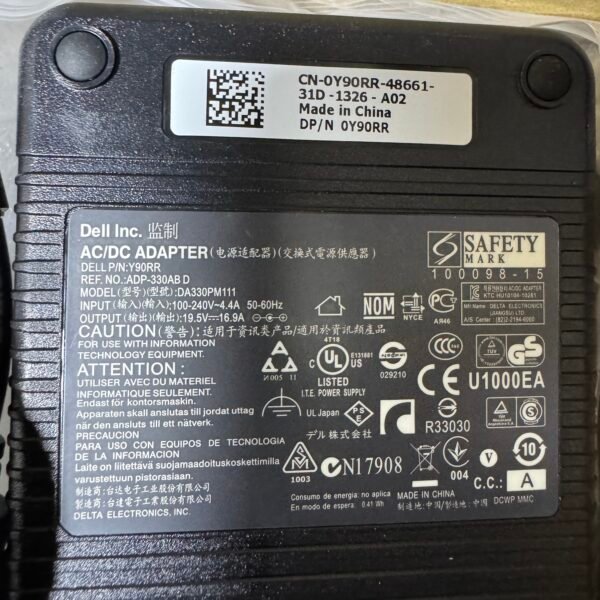 img_5476 Cargador Dell Original Ovalado 16.9A 330W Punta Aguja 7.4*5.0