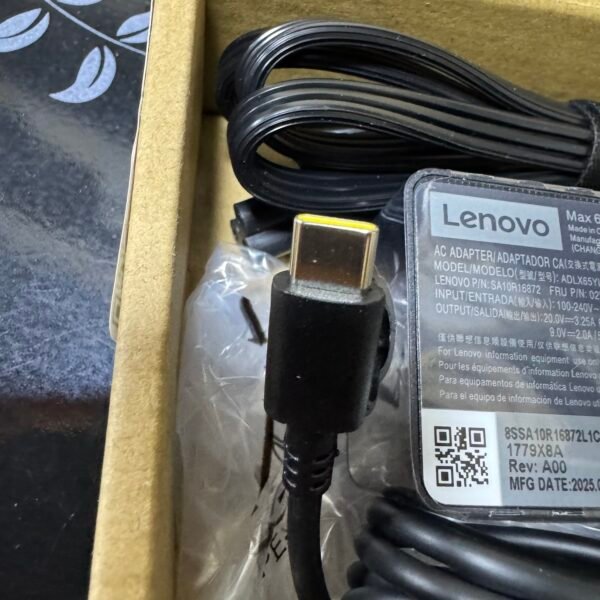 img_5567 Cargador Lenovo Rectangular Original 3.25A Tipo C