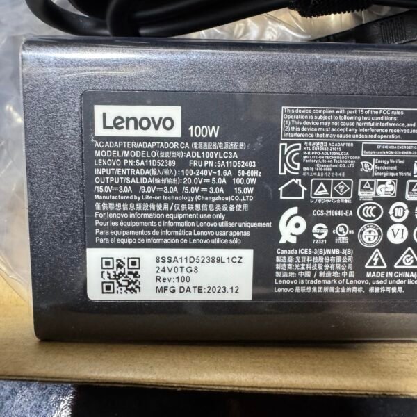 img_5578 Cargador Lenovo Slim Original 5A 100w Tipo C