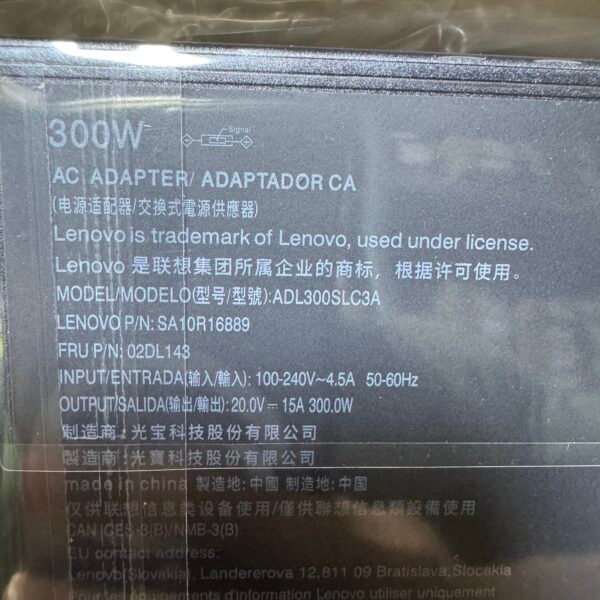 img_5584 Cargador Lenovo Slim Original 15A 300W Punta USB