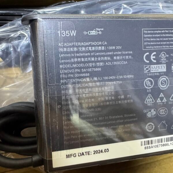 img_5602 Cargador Lenovo Slim Original 6.75A 135W Punta USB