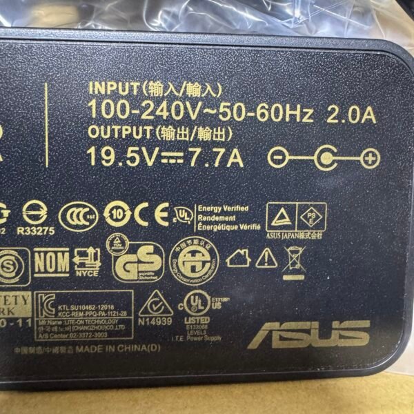 Cargador Asus Original 7.7A 150W Punta 6.0*3.7