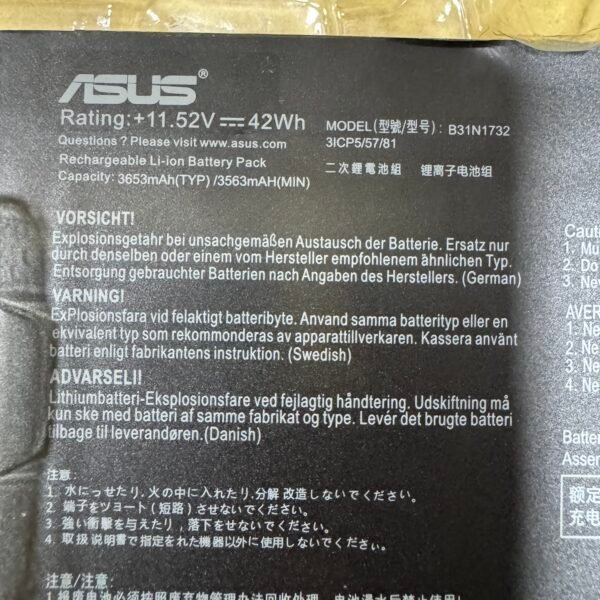img_6262 Bateria Original Asus B31N1732