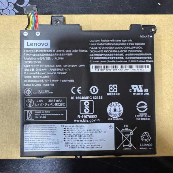 Bateria Original Lenovo L17L2PB1