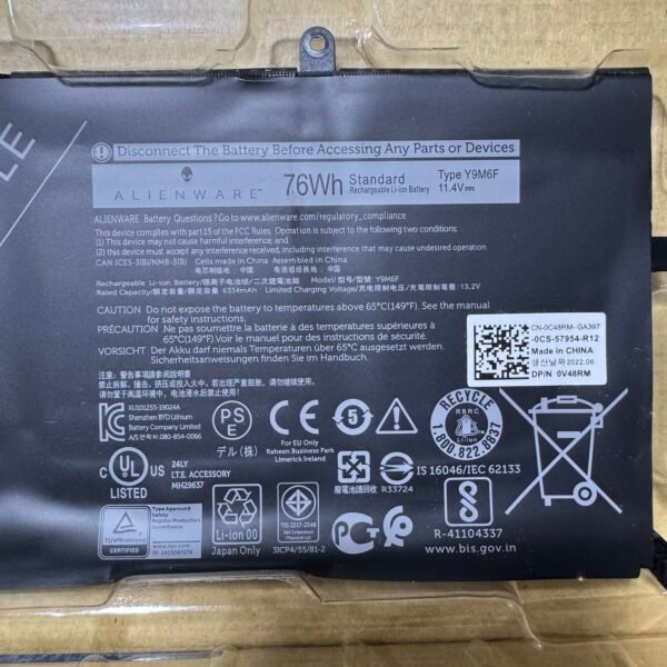 img_6313 Bateria Dell Original Y9M6F