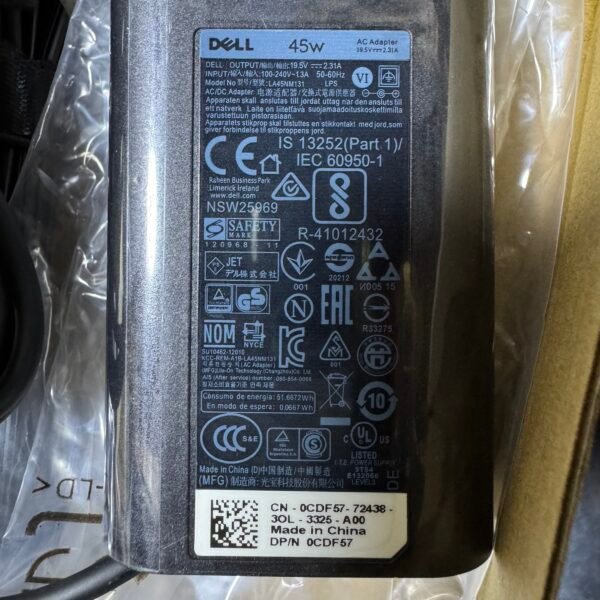 img_5385 Cargador DELL Original Ovalado 2.31A 45W Punta Fina 4.5*3.0