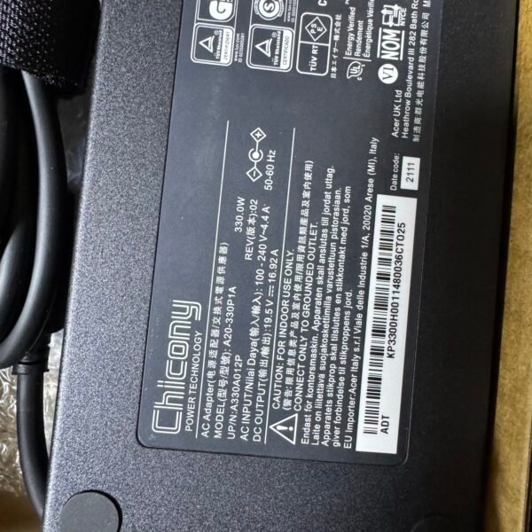 img_5437 Cargador Chicony Original 16.92A 330W Punta USB