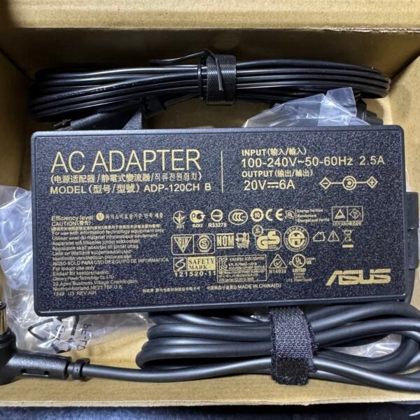 img_5873 Cargador Asus Original 6A 120W Punta 6.0*3.7